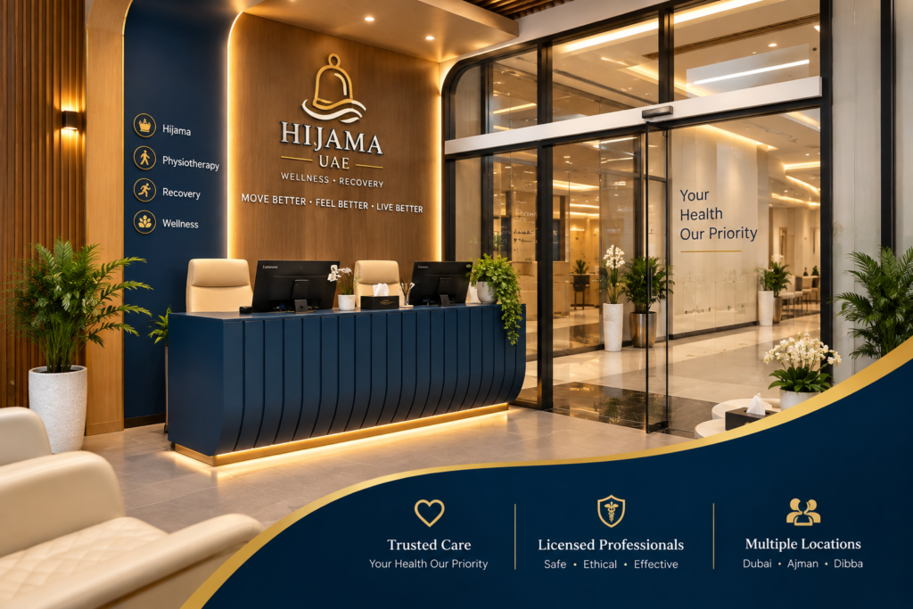 Hijama locations in Dubai and Dibba Al-Fujairah UAE